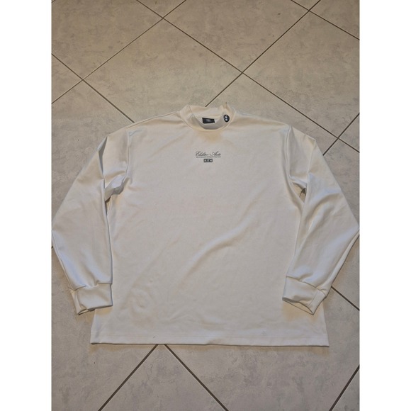 Kith x BMW Long Sleeve Mock Neck Men Tee - White - Picture 3 of 10